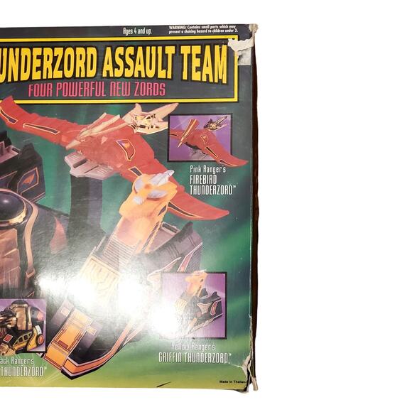 Vintage 1994 Bandai Power Rangers Deluxe Thunderzord Assault Team - Picture 6 of 8